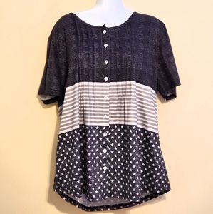 Cotton Multicolored Blouse